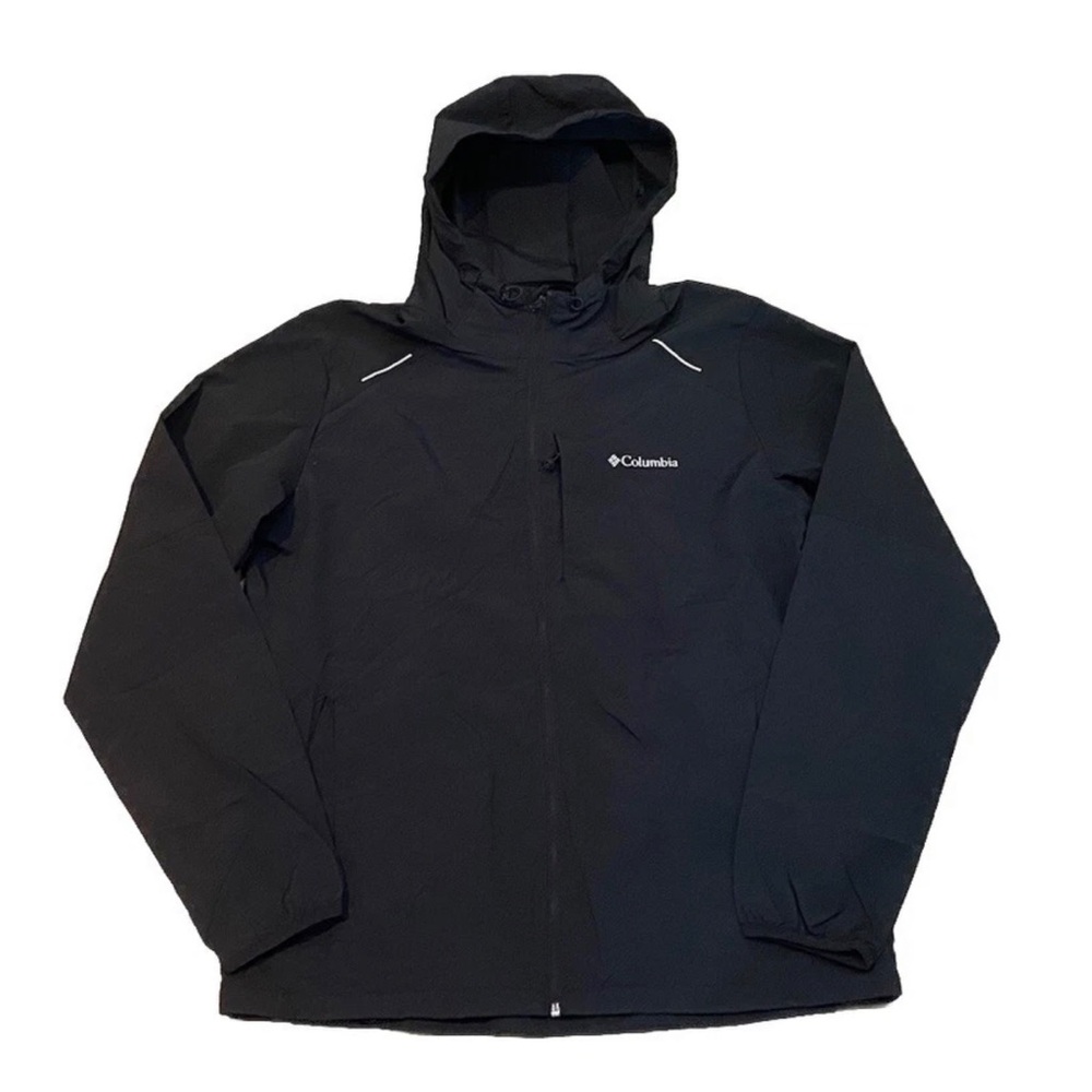 Columbia Black Windbreaker Jacket - Picture 4 of 11